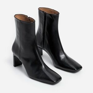 Flattered - Moa Leather Ankle Boots